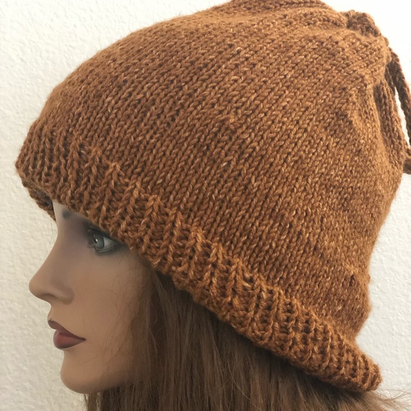 Hand Knits 2 Love Beanie Hat Cap Reversible Soft main image 5